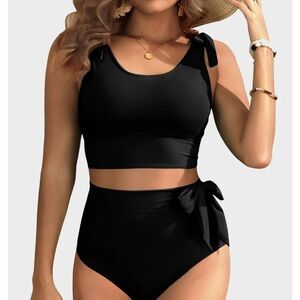 Elegant Black Women's Swimwear Set by SheCurve large xlarge